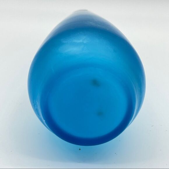 Vintage Norcrest Frosted Bud Vase Hand Painted Gold Edge MCM - Picture 5 of 9